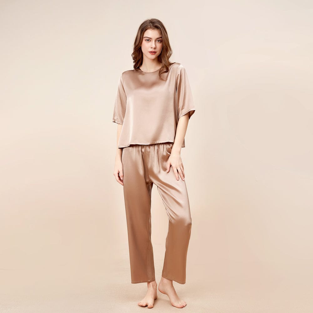 Silk Pullover Pajama Set