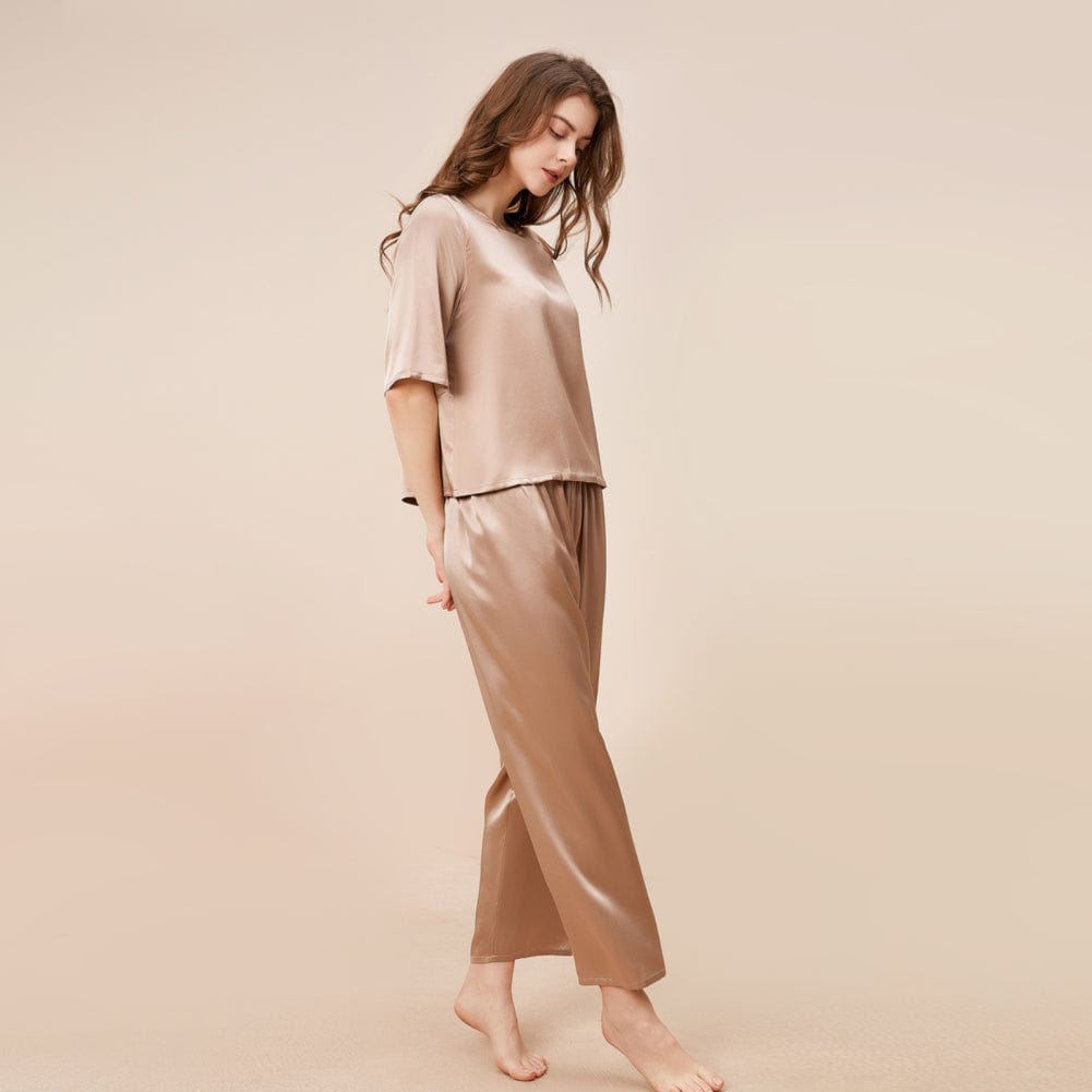 Silk Pullover Pajama Set