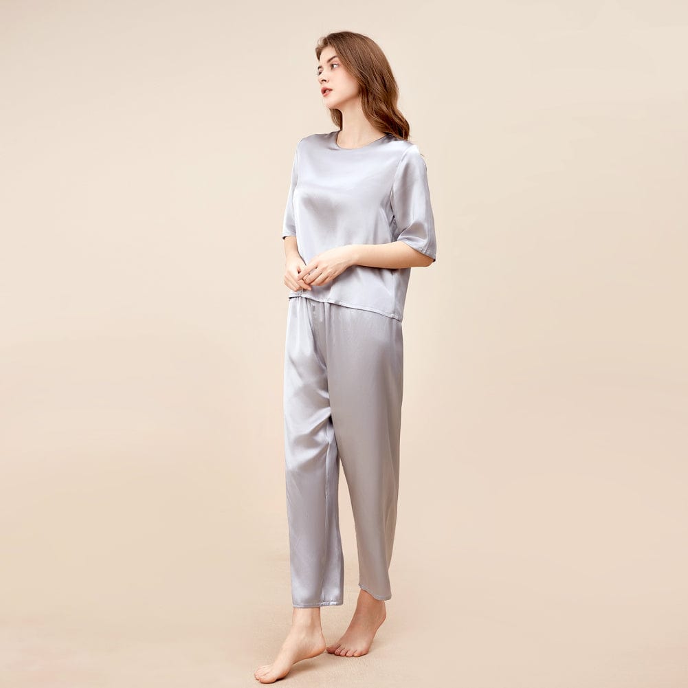 Silk Pullover Pajama Set