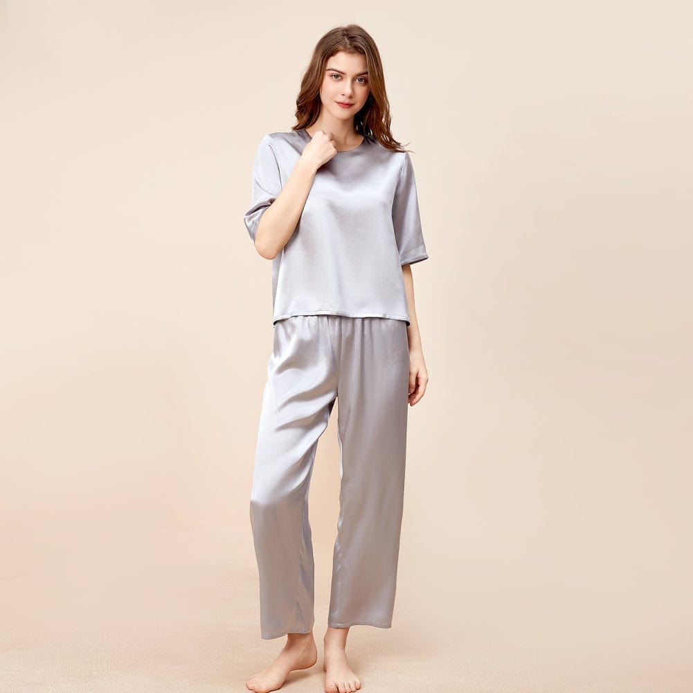 Silk Pullover Pajama Set