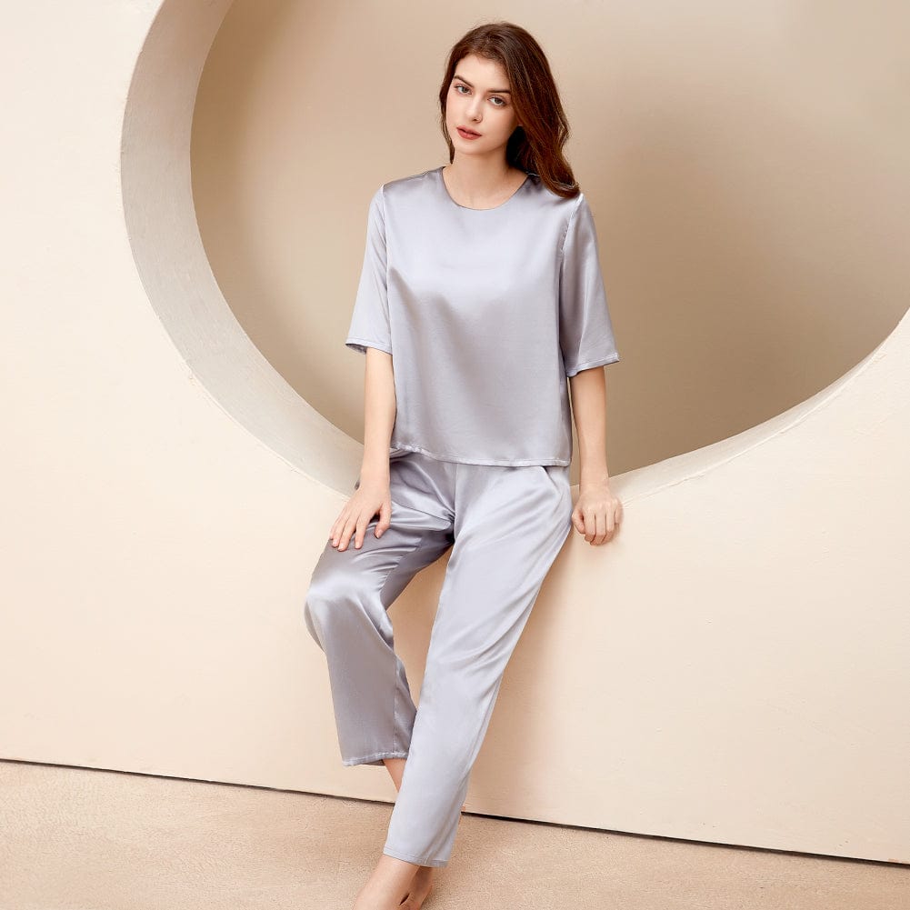 Silk Pullover Pajama Set