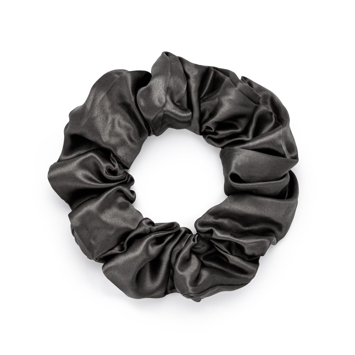 3 Large Silk Scrunchies - Neutrals